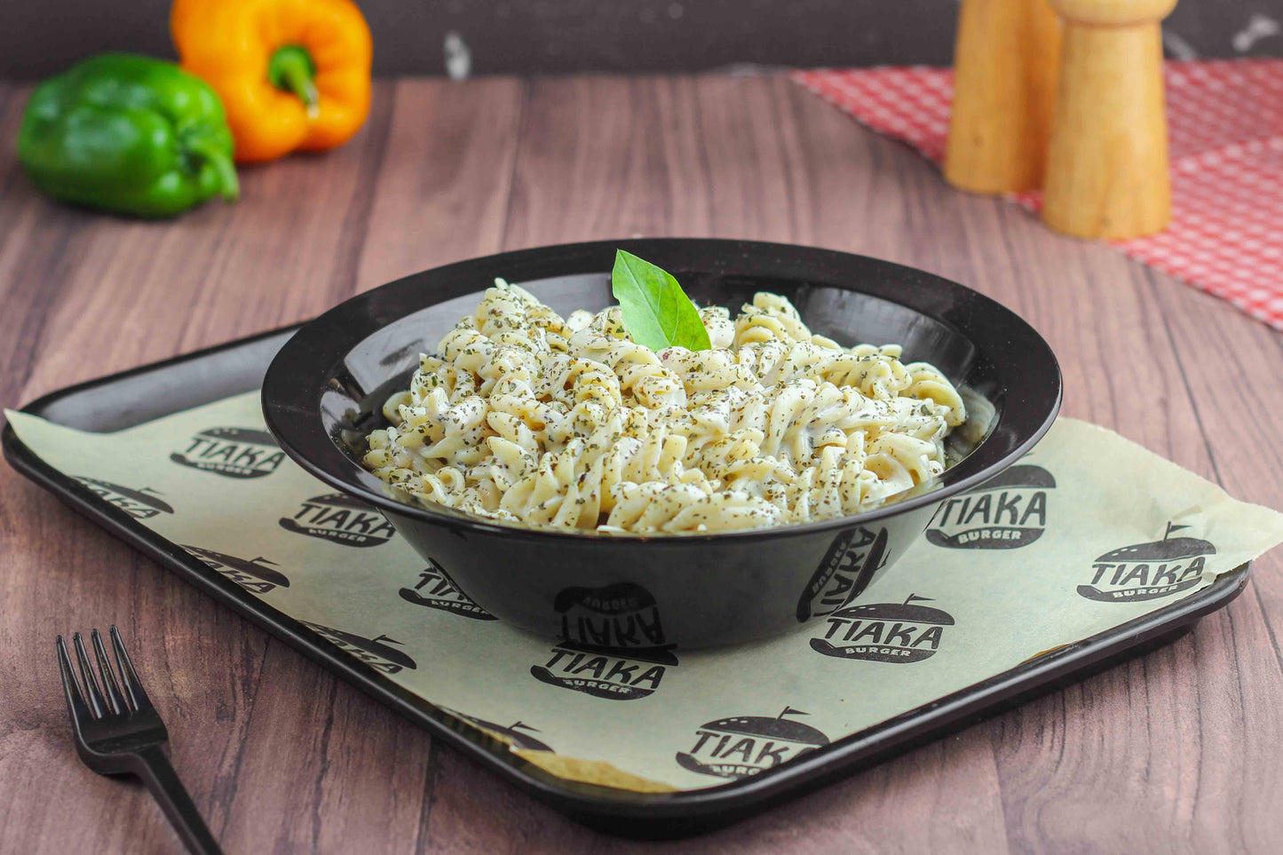معكرونة-بالريحان
