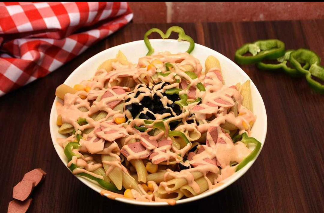 سلطة-معكرونة