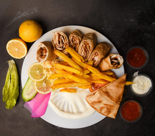 وجبة شاورما عربي