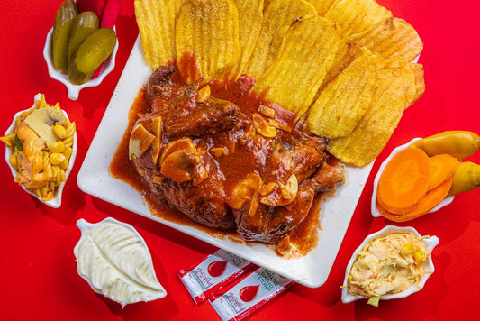 نصف فروج مسحب