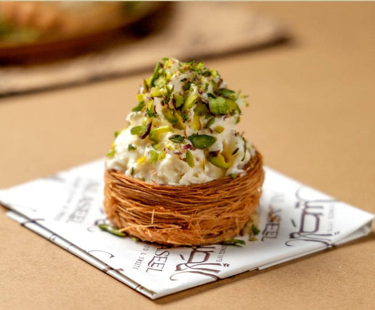 عش البلبل بالقشطة