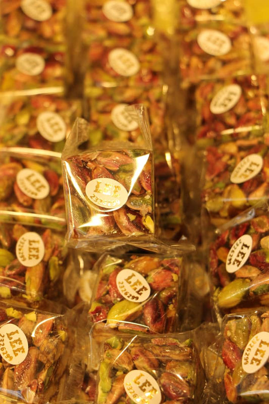 راحة فستق حلبي والرمان الطبيعي ( 1/2 كغ )