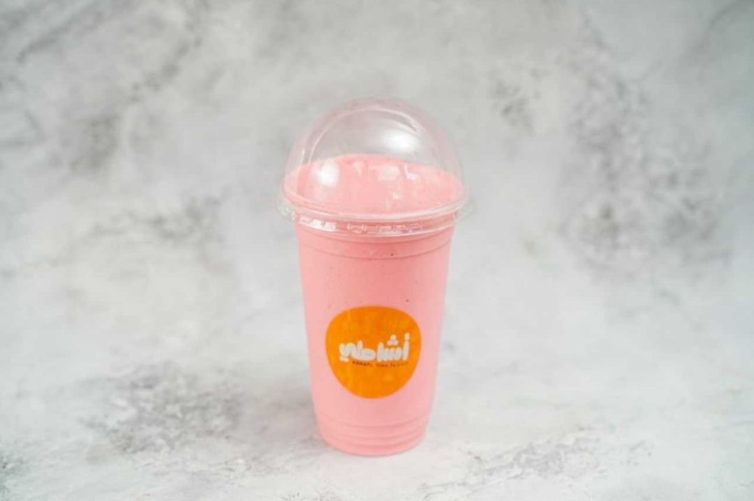 موز وحليب وفريز (كأس )