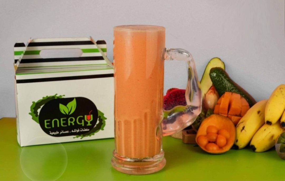 برتقال وموز وافوكادو ( كأس )