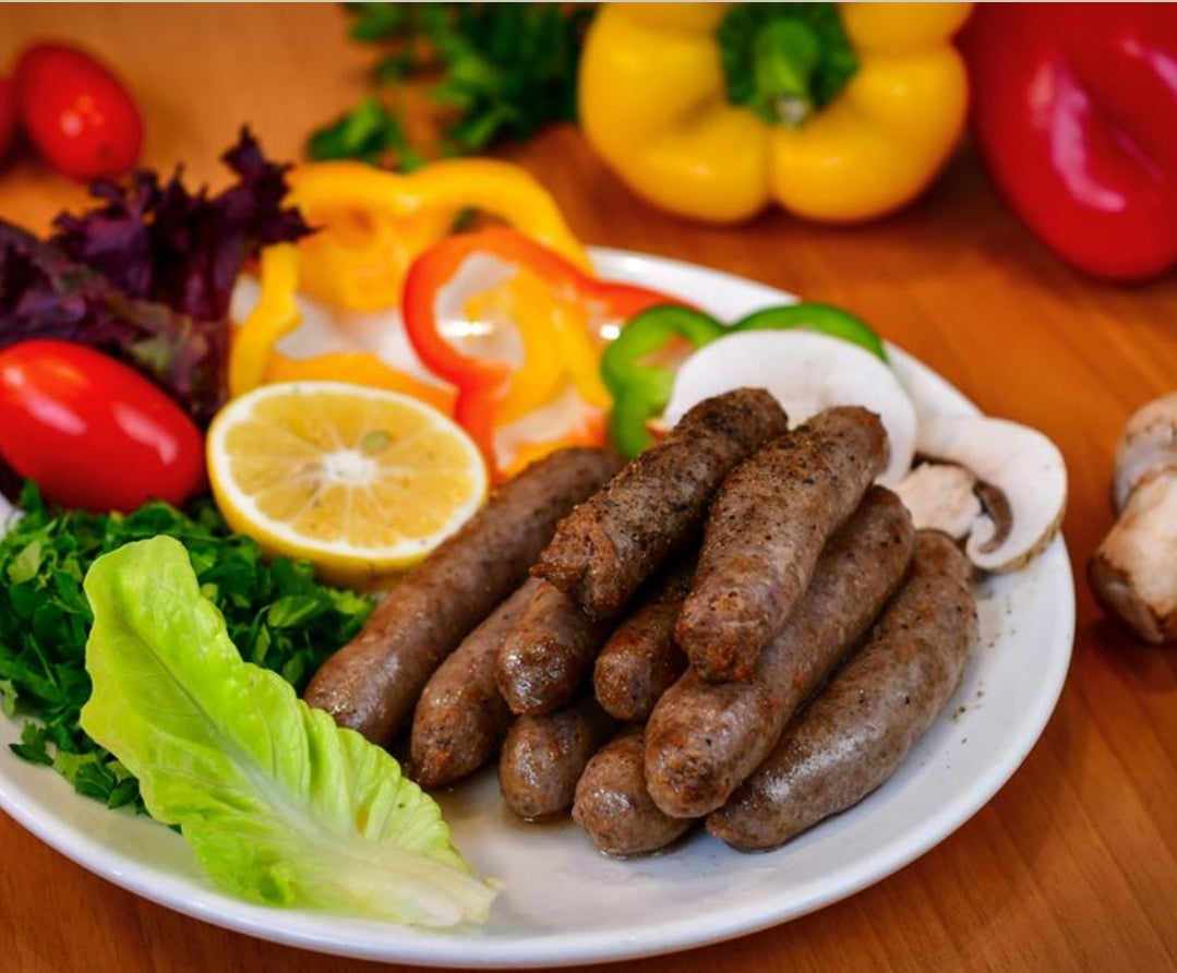 صحن نقانق لحمة