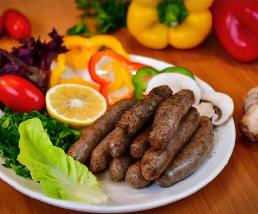 صحن نقانق لحمة