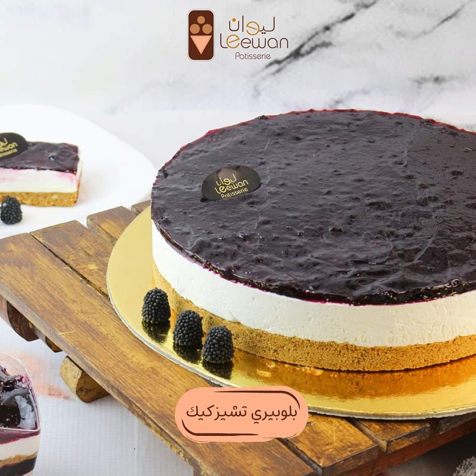 قالب تشيز كيك بلوبيري