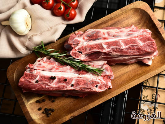 لحم بعضمه غنم ( 1/2 كغ )