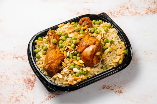 رز بازلا مع دجاج