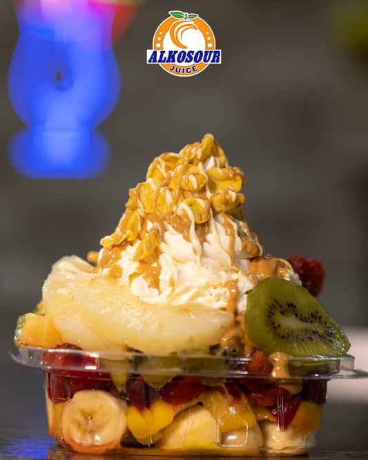 سلطة فواكه لوتس