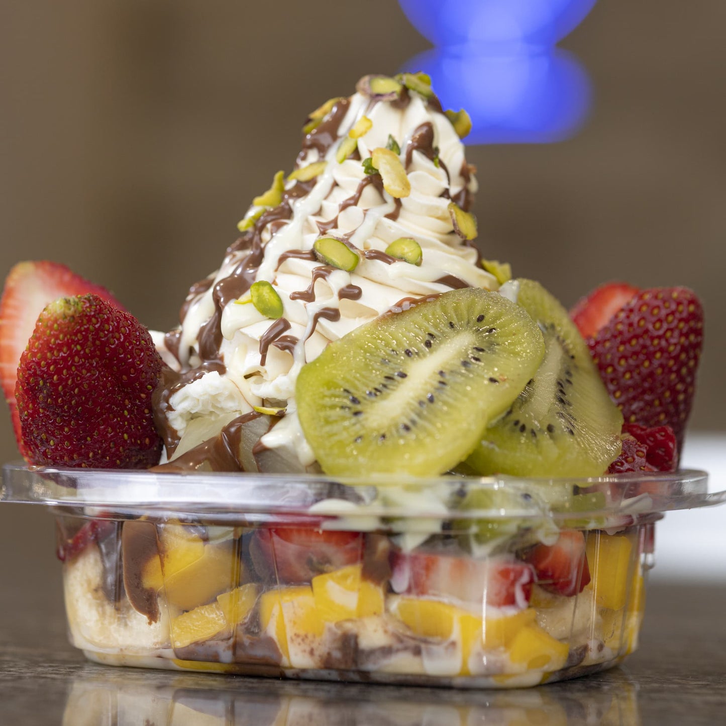 سلطة فواكه نوتيلا