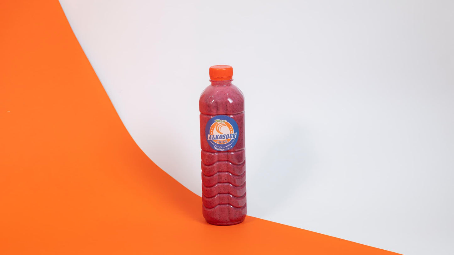 نص ليتر ميلك شيك بيري