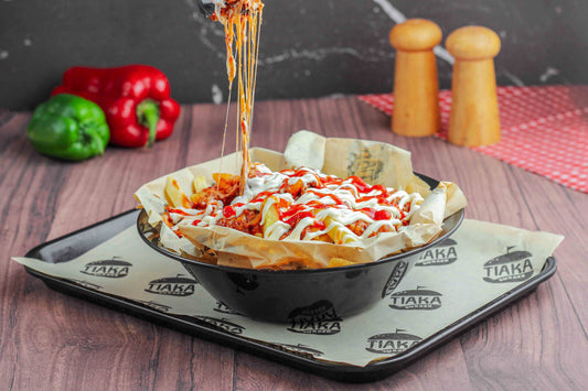 تياكا فرايز لحم