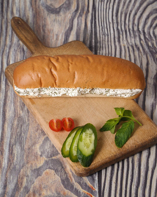 لبنة-وخضار