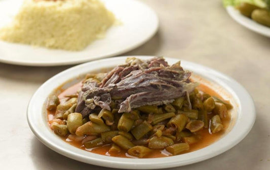 وجبة فاصوليا باللحم