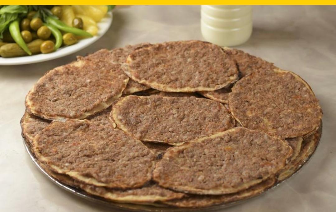 صفيحة لحمة باللبن