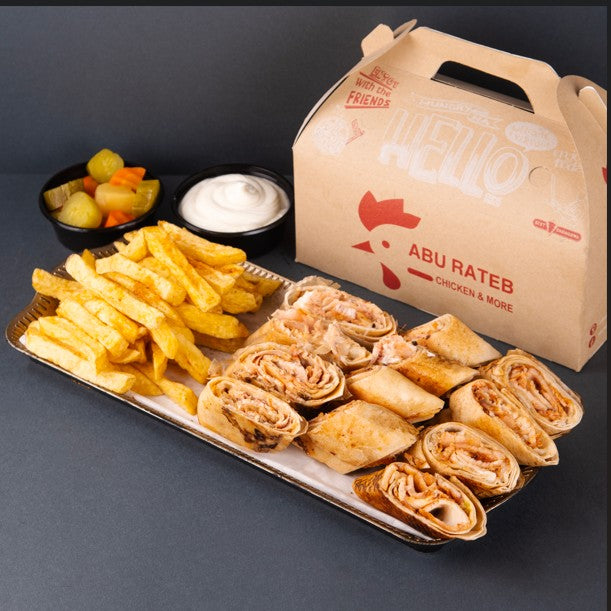 وجبة-شاورما-عربي-دجاج-دبل