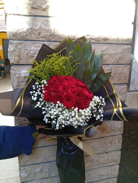 باقة جوري ٢٠وردة  مع اكسسوارات