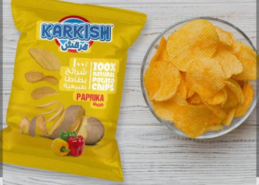 شيبس قرقش بنكهة بابريكا