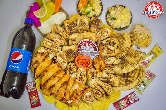 وجبة منسف عربي 3 سندويشات عربي