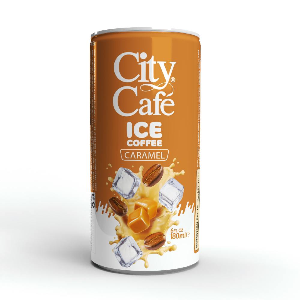 قهوة مثلجة بنكهة كراميل 180 مل