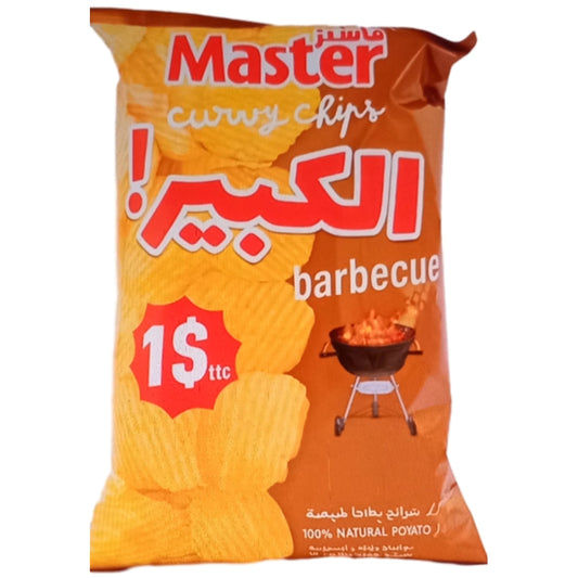 شيبس ماستر طبيعي جامبو باربكيو