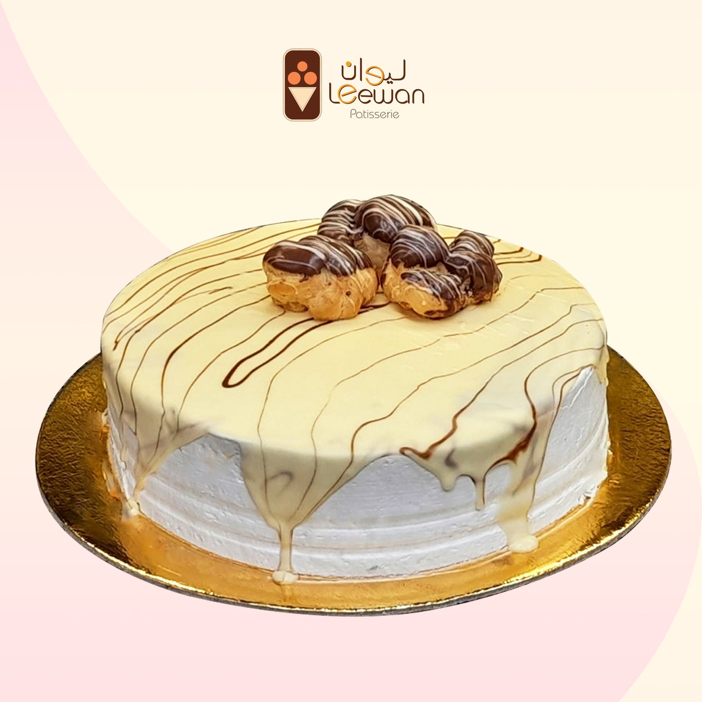 قالب كيك الشوكولا البيضاء