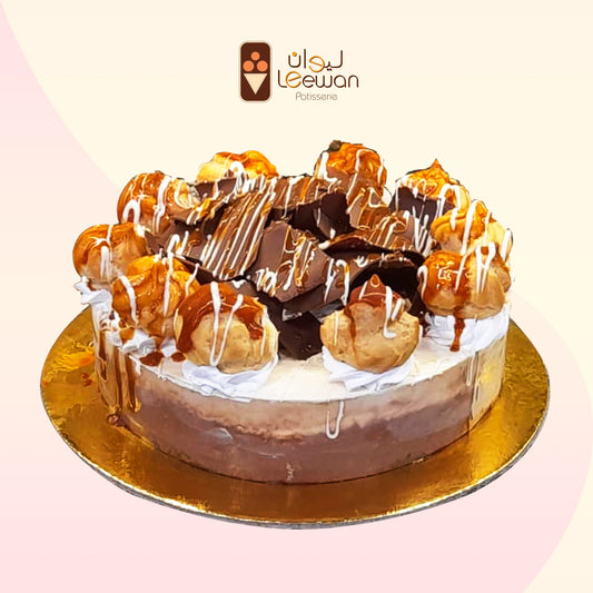 قالب بوظة كراميل و شوكولا