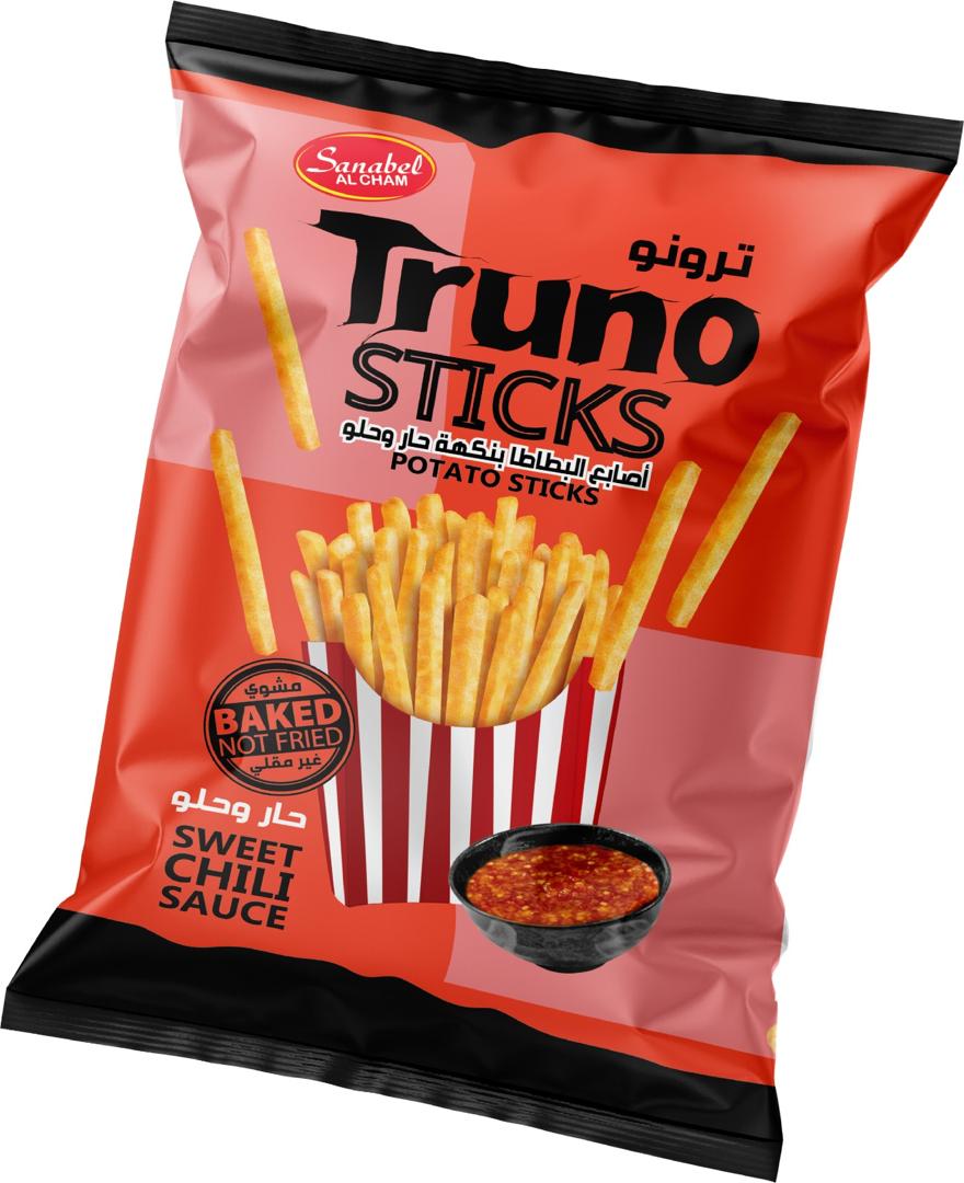 ترونو ستيكس بنكهة الحار والحلو 50 غ