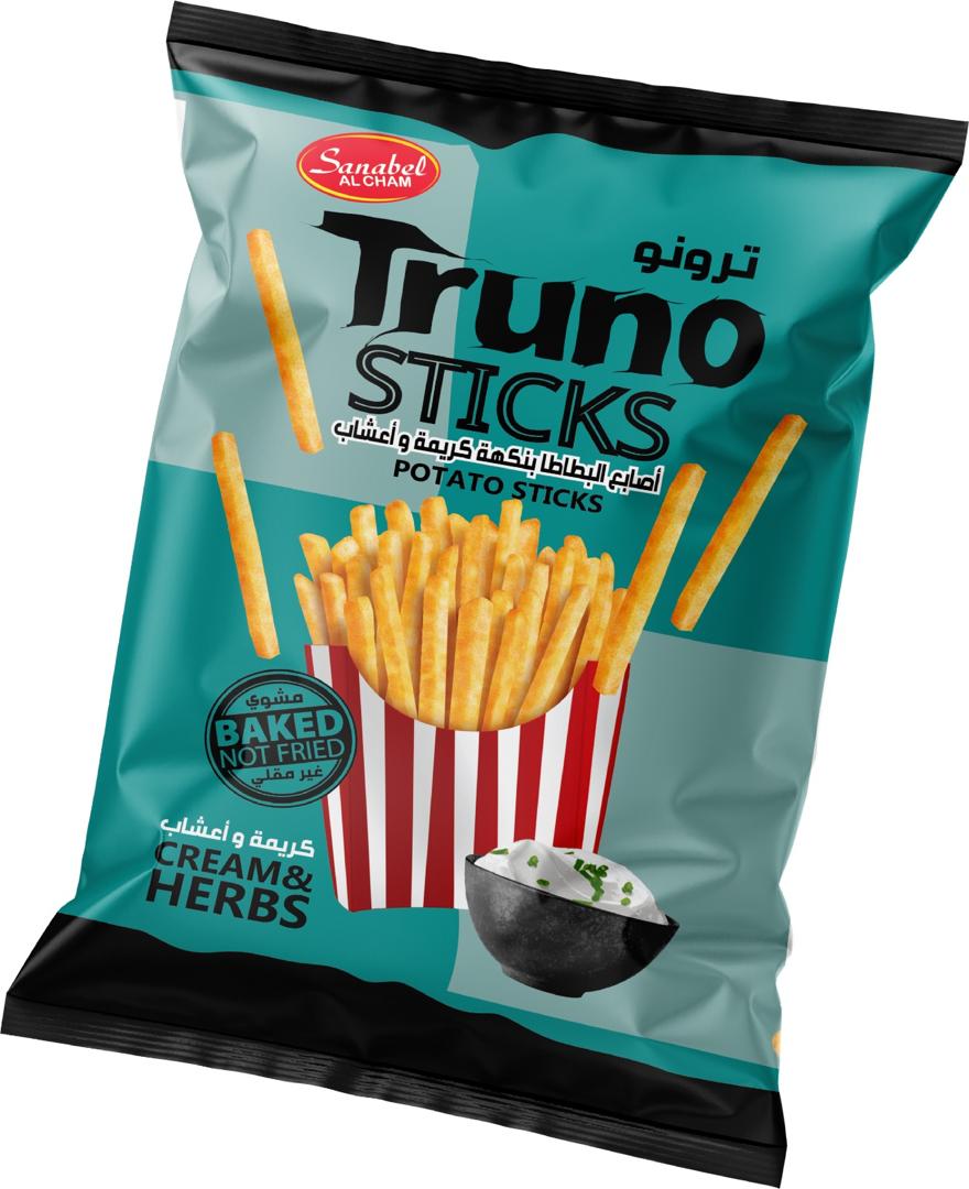 ترونو ستيكس بنكهة كريمة وأعشاب 50 غ