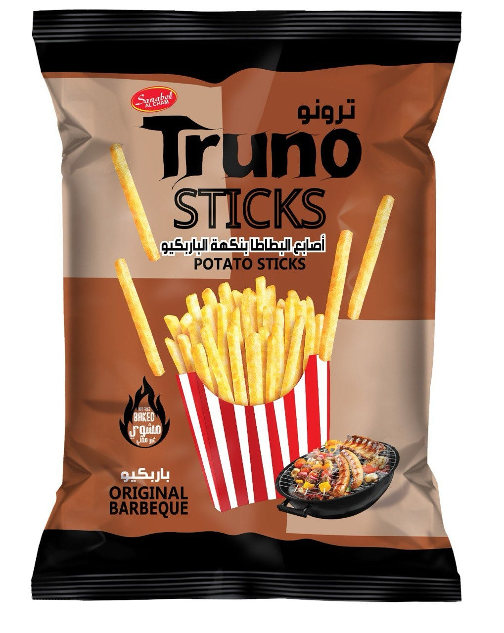 ترونو ستيكس بنكهة الباربكيو 102غ