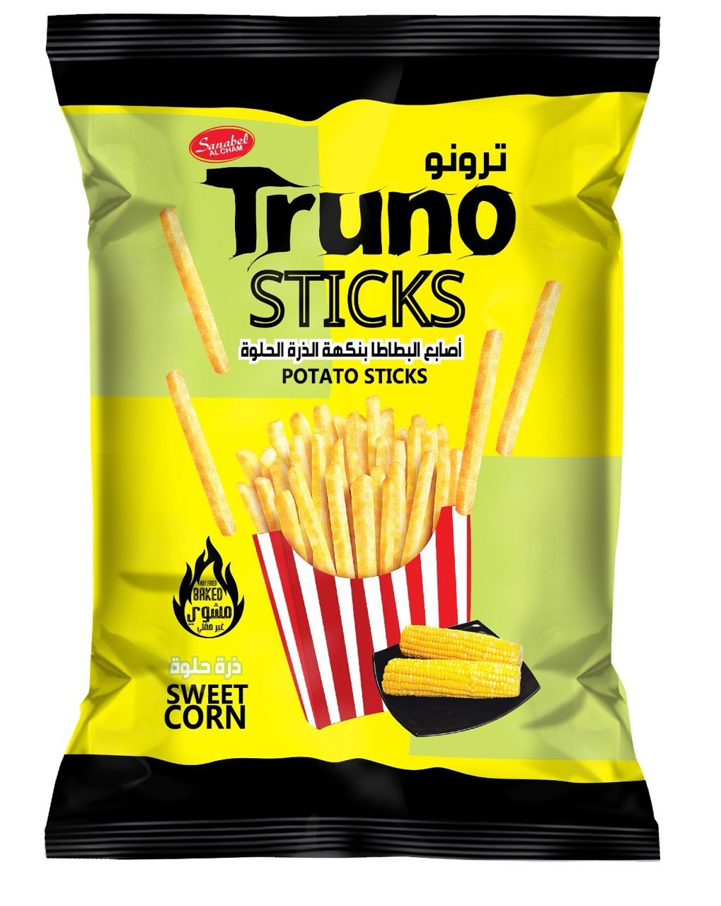 ترونو ستيكس بنكهة الذرة 102 غ