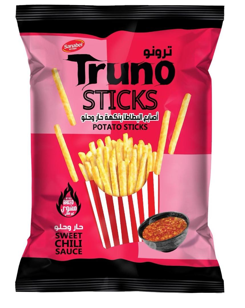 ترونو ستيكس بنكهة الحار والحلو 102 غ