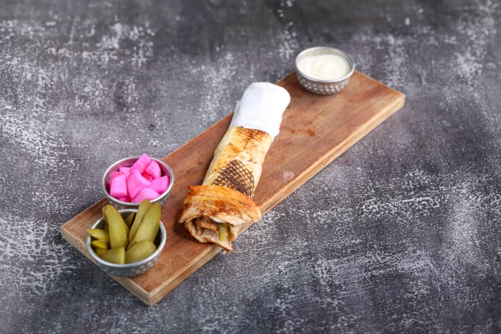 سندويش شاورما دجاج